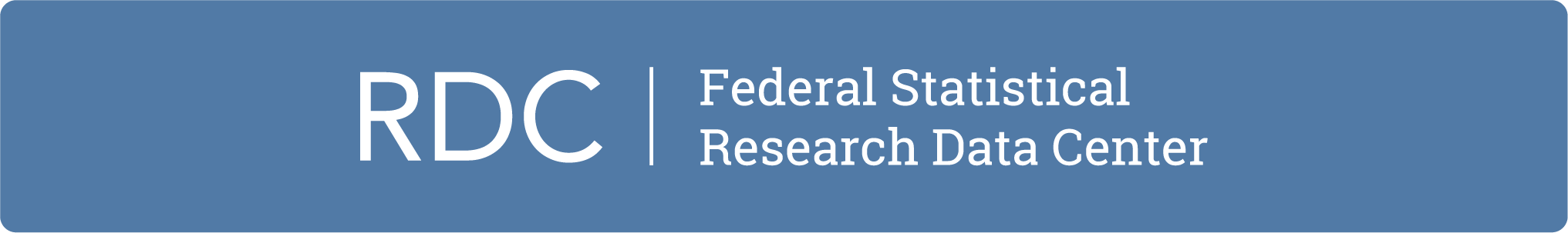 RDC | Federal Statistical Research Data Center