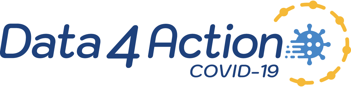 Data 4 Action COVID-19 logo.