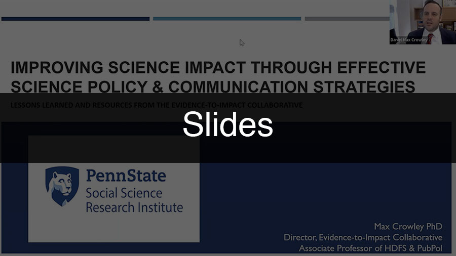 Improving Social Science Impact Workshop slides
