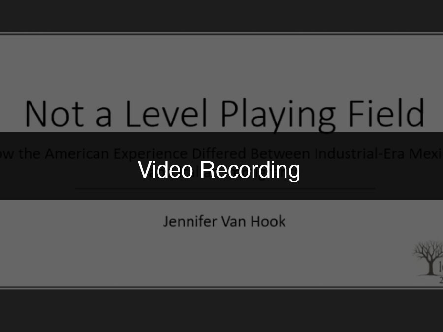Background of SSRI Seminar Series: Jenny Van Hook recording.