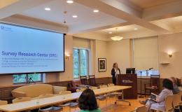 Renee Kotch, Senior Program Manager at the SRC, presents about SRC's capabilities.