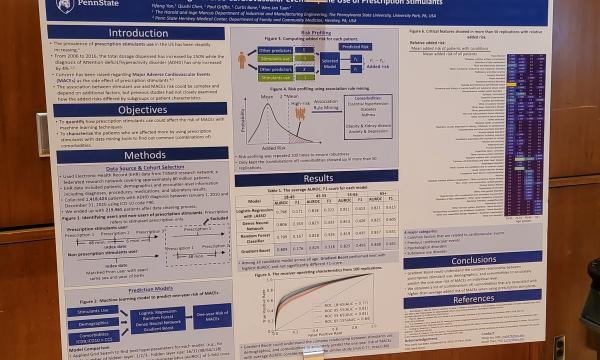 The conference featured a poster session during lunch.