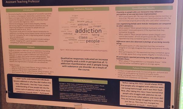 The conference featured a poster session during lunch.