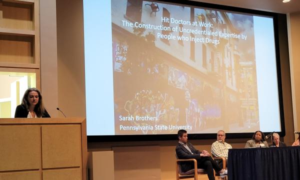 The CSUA conference featured rounds of research talks from researchers across the Commonwealth.