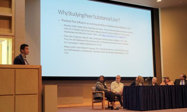 The CSUA conference featured rounds of research talks from researchers across the Commonwealth.