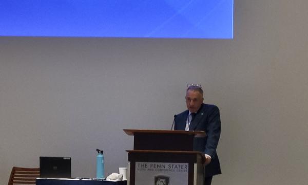 Andrew Read, Interim SVP for Research, opens the IFSE Workshop.