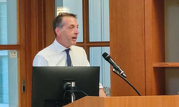 Christian Connell opening the Child Maltreatment Solutions Network Conference.