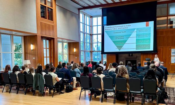Denise Herz presents about how research can disrupt dual system involvement.