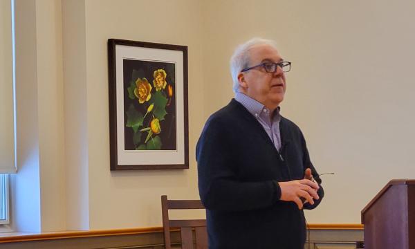 Paul Griffin, CSUA Interim Director, discusses CSUA's goals and components to attendees.