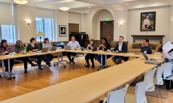 Attendees of the Restricted Data Open House listen to the discussion.