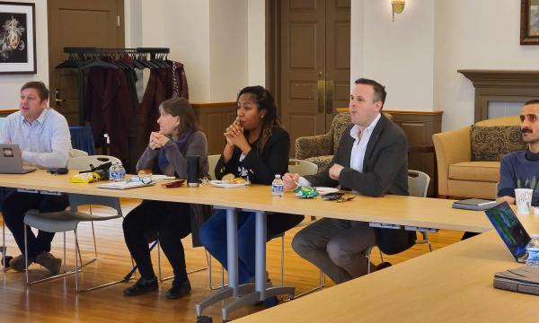 Attendees of the Restricted Data Open House listen to the discussion.