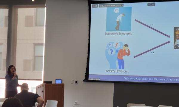 Tong Chen presents a multivariate behavioral genetic analysis about alcohol use behaviors.