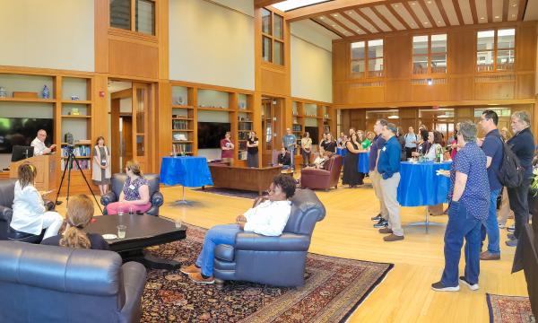 Panorama of the attendees.