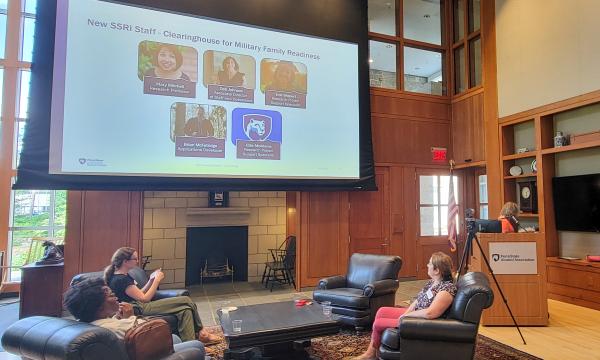 Barbara Rigg, SSRI Admin Director, recognizes new staff who joined SSRI and SSRI's units this year.