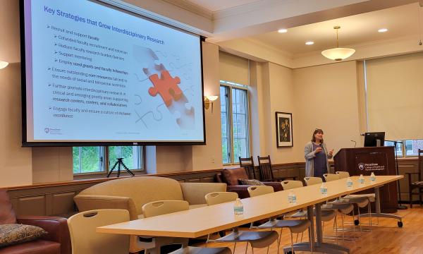 Deborah Ehrenthal, SSRI Director, discusses key strategies that will help grow interdisciplinary research at SSRI.