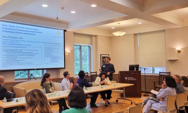 Orfeu Buxton, SSRI cofund, presents about his research.