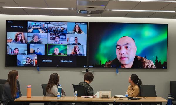 Zoom attendees introduce themselves to the group.