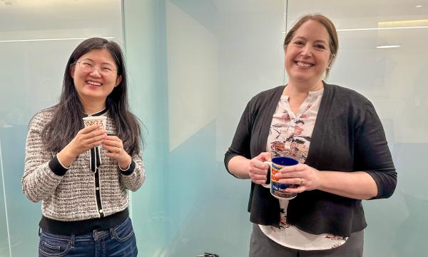 Attendees at the SSRI Open House posing for a photo.