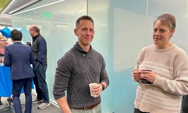 Attendees at the SSRI Open House posing for a photo.