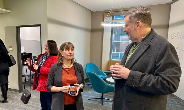 Attendees at the SSRI Open House posing for a photo.