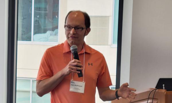 Dan Mallison, PhD, Associate Professor of Public Policy and Administration, Penn State Harrisburg, presents his talk.