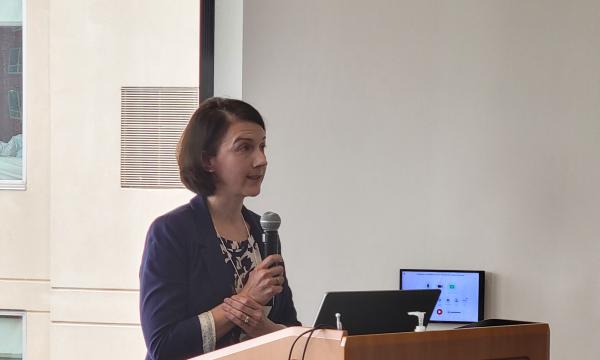 Tammy Corr, DO, Associate Professor of Pediatrics, Penn State College of Medicine, presents her talk.
