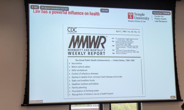 PowerPoint slide from Jonathan Larsen's presentation.