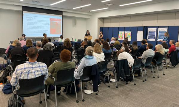 Photo of attendees at the Community Engaged Research Workgroup Launch.