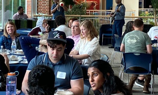Photo of attendees at the Community Engaged Research Workgroup Launch.